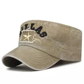 Весенне-осенняя новая кепка с плоским козырьком, трехмерной вышивкой и нашивкой, из стираного хлопка, влагоотводящая и дышащая шляпа бежевый