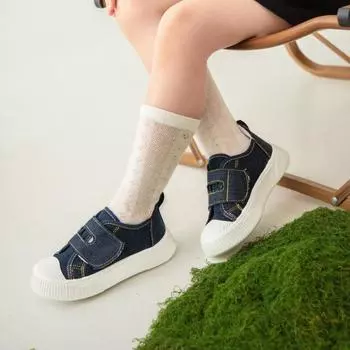 Весенне-осенняя новая модная детская парусиновая обувь 20 тёмно-синий