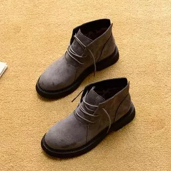 2025 Весна Осень Обувь Женские Ботильоны Модные Женские Ботинки Женская Брендовая Обувь ZH2368 37 красный