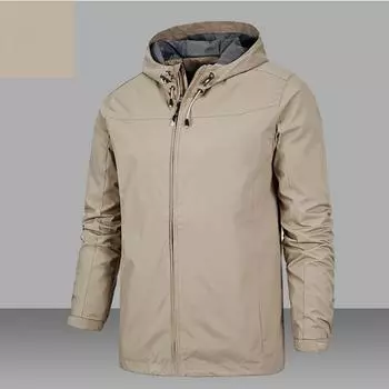 Весенне-осенняя однослойная уличная тонкая спринтерская куртка для мужчин, ветрозащитная водонепроницаемая верхняя одежда, куртки, одежда для альпинизма S темно-синий