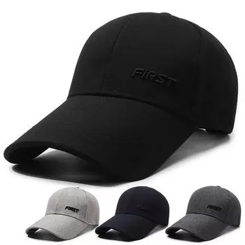 Весенне-осенняя уличная бейсбольная кепка с защитой от солнца, мужская кепка для рыбалки, спортивная солнцезащитная кепка тёмно-синий