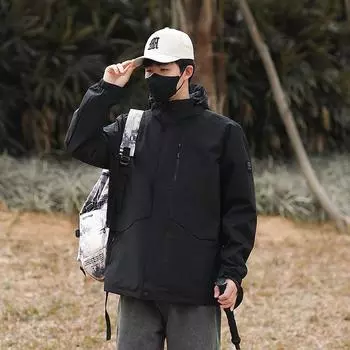 Весенне-осенняя ветрозащитная походная куртка XS розовый