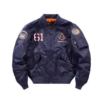 Весенне-осенняя вышитая бейсбольная форма, мужские повседневные модные тонкие летные куртки, куртки больших размеров M