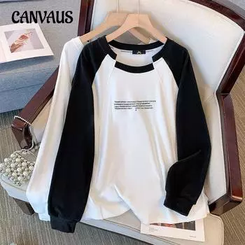 Весенне-осенняя женская блузка, топ с длинными рукавами больших размеров