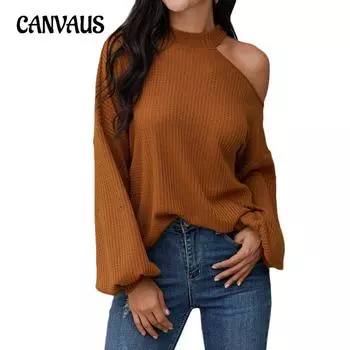 Весенне-осенняя женская блузка, вафельный вязаный корсетный топ, свободная рубашка без бретелек с длинными рукавами S бордовый