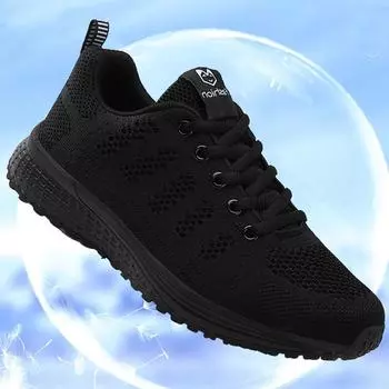 Весенне-осенняя женская летная женская обувь для бега, летняя дышащая повседневная спортивная женская обувь 35 белый