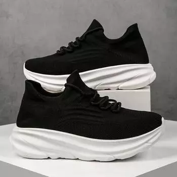 Весенне-осенняя женская обувь, летающая тканая ультралегкая табуретка, спортивная обувь, ультралегкая женская спортивная обувь большого размера 36 розы красного