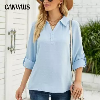 Весенне-осенняя женская рубашка с воротником-стойкой и длинными рукавами, жаккардовый повседневный свободный топ с комочками волос S белый