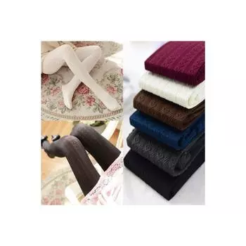 Весенне-зимние теплые женские колготки 3D жаккардовые колготки с сердечками, сексуальные нейлоновые чулки, колготки чёрный