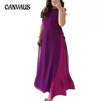 Весеннее и летнее женское платье, сексуальное плиссированное платье с большим распашным плащом