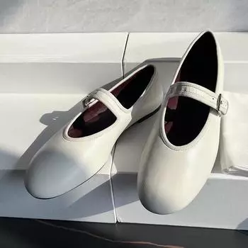 Весенние элегантные балетки классические туфли с круглым носком удобные женские модные лоферы кожаные туфли-мюли вечерние туфли 35 чёрный