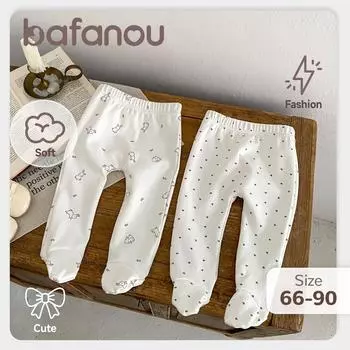 Весенние детские колготки с принтом для мальчиков и девочек, унисекс, милые колготки для новорожденных, bafanou 24095 80cm(12-18M)