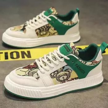 Весенние дышащие парусиновые туфли, мужские трендовые универсальные маленькие белые туфли, оригинальные нишевые туфли для досок, спортивная повседневная обувь 39