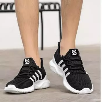 Весенние дышащие спортивные кроссовки для мужчин. Белая обувь. Модная и модная повседневная обувь. 39