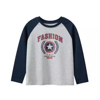 Весенние футболки с длинными рукавами для мальчиков, девочек среднего и старшего возраста, хлопковые нижние рубашки 130cm