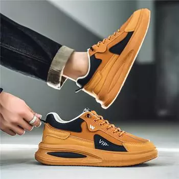 Весенние и летние кожаные туфли для серфинга, модные однопедальные спортивные туфли со шнуровкой, мужские туфли для студентов, повседневные ретро-обувь для активного отдыха, мужские туфли 39 чёрный