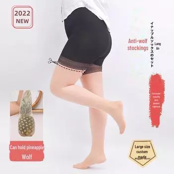 «Весенние и летние кружевные чулки с защитой от воздействия ананаса» One size (90-140)