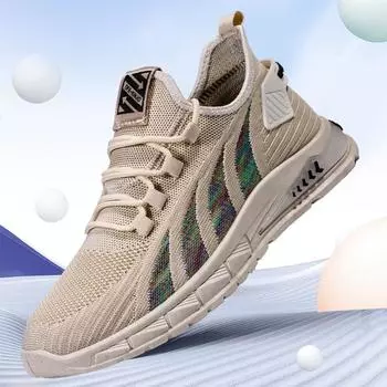 Весенние и летние мужские кроссовки, дышащие, удобные, простые, повседневные, кроссовки, обувь Daddy Shoes, обувь больших размеров 39 чёрный