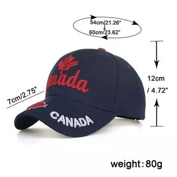 Весенние и летние новинки бейсболка с вышитым алфавитом и кленовым листом кепка от солнца темно-синий