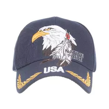Весенние и летние новинки вышитая голова орла США мужская бейсболка кепка кепка солнцезащитная шляпа синий