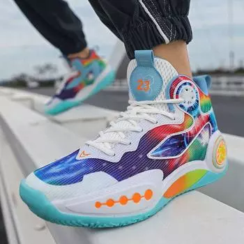 Весенние и летние новые баскетбольные кроссовки Symphony, молодежные кроссовки с фрикционным звуком, профессиональные армейские ботинки, тренировочные для соревнований, кроссовки для бега 36