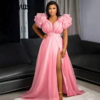 Весенние и летние свободные сетчатые платья с большим подолом, пригородные женские платья больших размеров