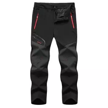 Весенние и летние тонкие мужские штурмовые брюки, ветро- и водонепроницаемые быстросохнущие брюки, рабочая одежда с цветными блоками, брюки с несколькими карманами 6XL чёрный