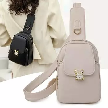 Весенние и летние трендовые женские сумки Женские сумки Новые модные простые сумки для мобильных телефонов Сумка через плечо на одно плечо