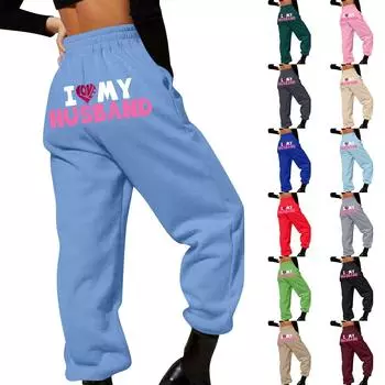 Весенние и однотонные принтованные модные женские повседневные брюки с карманами и шнурком L бежевый