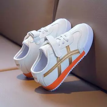 Весенние и осенние детские новые кроссовки для мальчиков с мягкой подошвой и нескользящей подошвой 21 синий