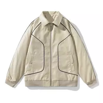 Весенние и осенние куртки для молодых и мужчин среднего возраста. Тонкие куртки с воротником-стойкой. Мужская бейсбольная форма больших размеров. M