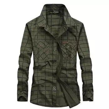 Весенние и осенние мужские рубашки с длинными рукавами, мужские свободные рубашки в клетку больших размеров XXXXXL темно-синий