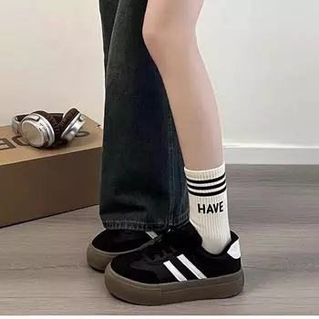 Весенние и осенние немецкие кроссовки женские туфли 2024 новые осенние и зимние туфли на платформе белые туфли ретро обувь Форрест Гамп повседневные спортивные туфли на платформе 35