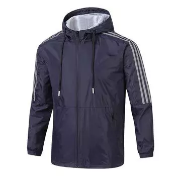 Весенние и осенние пальто для мужчин и женщин, классические модные куртки с капюшоном и тремя полосками, спортивные повседневные модные мужские куртки для пар 10XL