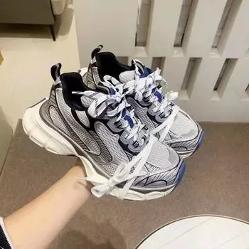 Весенние и осенние туфли для папы, кроссовки на платформе, повседневная обувь, ретро-обувь на шнуровке, модная женская обувь 35