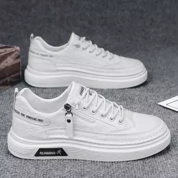 Весенние кожаные туфли для серфинга, новые студенческие повседневные туфли, маленькие белые туфли, спортивная мужская обувь, модная обувь, универсальная обувь Martin 39