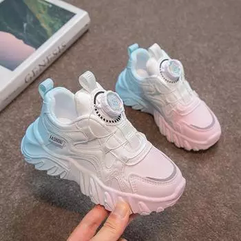 Весенние красочные туфли для детей, дышащие детские кроссовки для мальчиков, легкие кроссовки для бега, мягкие для ходьбы 26 фиолетовый