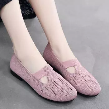 Весенние кроссовки для женщин, сетчатые, легкие, дышащие, кроссовки, новые, однотонные, универсальные, повседневные, Zapatillas De Deporte 35 розовый