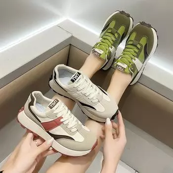 Весенние кроссовки Forrest Gump, новые женские студенческие спортивные кроссовки для бега, повседневные кроссовки, увеличивающие рост 35