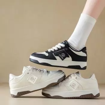 Весенние маленькие белые туфли, новинка, модные туфли для девочек, студентов, спортивная обувь на платформе, увеличивающая рост, повседневная обувь 35 бежевый