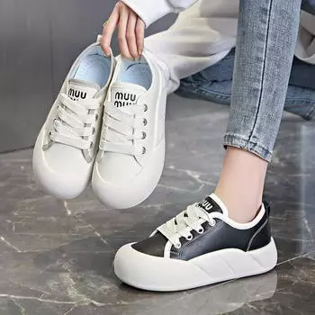 Весенние маленькие белые туфли Новые модели для девушек-студенток Спортивная обувь для сноуборда Модная повседневная обувь 35 бежевый