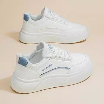 Весенние маленькие белые туфли новые женские универсальные студенческие туфли на платформе спортивные кеды повседневные туфли женские SH506 35