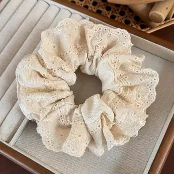 Весенние милые кружевные резинки для волос, повязки на голову для женщин, девушек, модная веревка для волос, женская резинка для хвостика, украшение, ретро