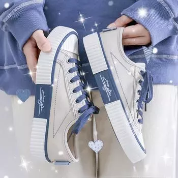 Весенние низкие парусиновые туфли для женщин 35 чёрный