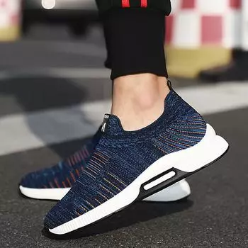 Весенние новинки Мужская повседневная обувь Дышащие сетчатые кроссовки Удобная обувь для ходьбы Мужская спортивная обувь для бега Лоферы Размер 37-44 41