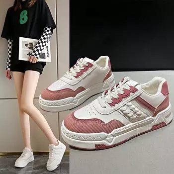 Весенние новые белые туфли на платформе в корейском стиле, женская повседневная обувь, женская обувь Ins, модная студенческая женская обувь для сноуборда оптом 36