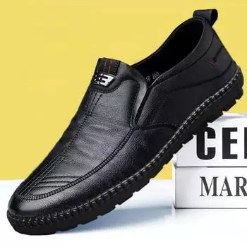 Весенние новые деловые повседневные мужские туфли мужские туфли с мягкой подошвой модные туфли Doudou модные мужские 39 коричневый