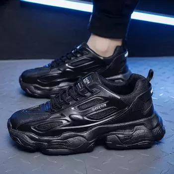 Весенние новые кроссовки для бега, дышащие, мужские, модные, повседневные, на толстой подошве 39