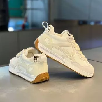 Весенние новые модные брендовые кроссовки, мужские бархатные кроссовки с мелким зерном, подходящие по цвету, популярная повседневная обувь 38