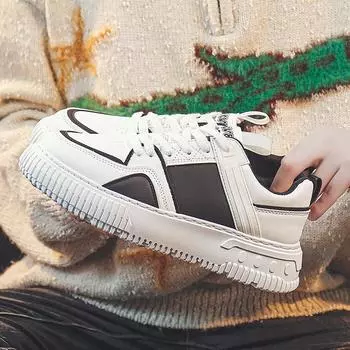 Весенние новые мужские кроссовки белые повседневные туфли белые туфли мужская обувь модные трендовые туфли на платформе 39